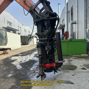 <strong>Sand</strong> Mining River <strong>Sand</strong> Gravel Pontoon <strong>Barge</strong> Submersible Excavator Sludge Pump - Product Image 3