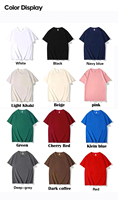 T-shirt personnalisé votre propre marque personnalisée 100% coton t-shirt unisexe marque privée coupe et coudre t-shirt personnalisé