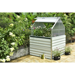 BOÎTE À FLEURS EN ACIER/ALUMINIUM/POLYCARBONATE 120X62X166CM - Product Image 1