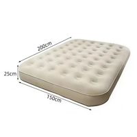 Matelas Gonflable Compact Moderne en PVC Floqué Multi-tailles - Léger, 0,58 mm d'épaisseur, Soutien Optimal, Gain de Place, Usage Unique pour Camping, Maison, Parc