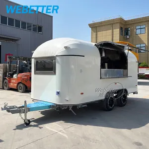 WEBETTER高品质中国移动食品卡车制造商airstream移动快餐拖车，配有全套厨房设备