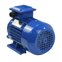 Moteur AC triphasé 3KW 4HP 110V/220V 50Hz 3000 tr/min Boîtier en fonte Asynchrone Efficacité IE1 Montage B3 Refroidissement IC411