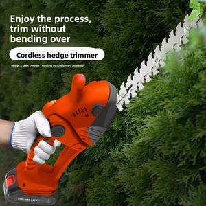 <span class=keywords><strong>Taille</strong></span>-haie portatif industriel à batterie au lithium, cisailles électriques multifonctionnelles de petite <span class=keywords><strong>taille</strong></span> pour l'utilisation en jardinage - Product Image 4