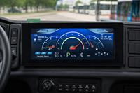 Layar Panel Sentuh Kapasitif TFT 10,25 Inci untuk Panel Instrumen Bus Komersial, Resolusi 1290x720, Kecerahan Tinggi, 16,7 Juta Warna, Lebar