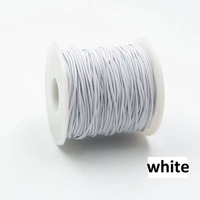 Tali Elastis Lembut Berkualitas Tinggi 1.5mm Benang Elastis 100 Meter/gulung untuk Gelang Tali Lentur untuk Gelang