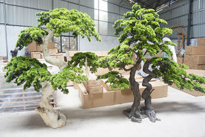 Bonsái de interior vivo de <span class=keywords><strong>2m</strong></span> de altura, árbol de pino, madera Artificial, decoración del hogar, planta de bonsái - Product Image 5