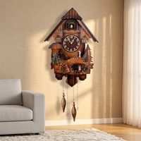 Nouvelle Horloge Murale à Piles en Bois avec Carillon, Affichage de l'Heure pour Salon, Pendule Intelligent, Numérique, Luxe Moderne, Mécanique, Grande Taille