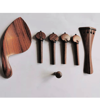 Wholesale High Grade Quality Violin Accessories Rosewood Violin Parts Pegs Violin Fittings