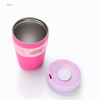 Taza de Viaje Aislada al Vacío de Acero Inoxidable 304 de 12oz/20oz, Nueva Llegada, Taza de Café a Prueba de Fugas con Tapa a Presión