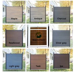 Fácil de instalar sichtschutz garten cerca de vinilo wpc zaun - Product Image 6