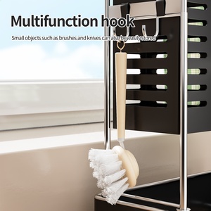 Supporto per lavello lavello portabicchieri da cucina con supporto per spazzolino alto - Product Image 5