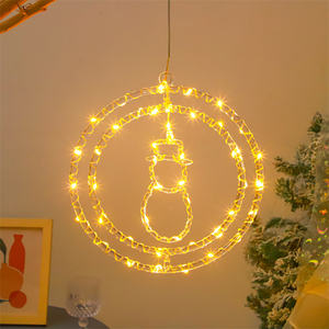 Guirlande lumineuse décorative pour décoration intérieure <span class=keywords><strong>de</strong></span> vacances <span class=keywords><strong>Led</strong></span> Star Rotation Garden Street Fairy Lights New Year - Product Image 4