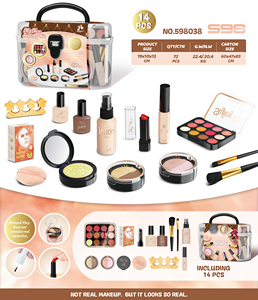 Nouveau Kit de <span class=keywords><strong>Maquillage</strong></span> Réaliste pour Enfants 2026 – Thème Marron – Ensemble Complet de Jouets Réalistes pour Soins de la Peau – Cadeau de Fête pour Filles - Product Image 4