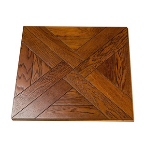 การปรับแต่งพื้นไม้โอ๊คงานวิศวกรรมไม้พื้นปาร์เก้บ้านทรงสี่เหลี่ยมบ้าน B & B วิลล่าระดับไฮเอนด์ - Product Image 1