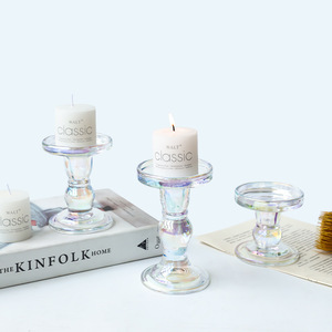 Décorations Romantique Aux Chandelles Dîner Bougeoirs Art Créatif Bougies <span class=keywords><strong>En</strong></span> Verre Transparent Bocaux Ornement Vintage - Product Image 3