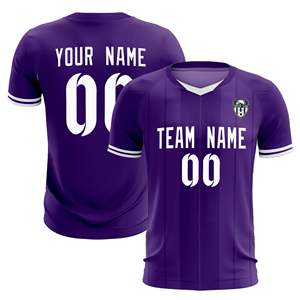 Jersey/Seragam Sepak Bola Klasik Bergaris Biru Muda Kustom yang Dapat Dipersonalisasi - Product Image 1