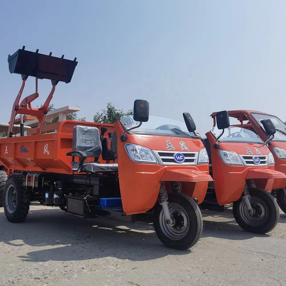 Preço baixo Triciclo de cultivo diesel chinês triciclo caro com vagão venda quente