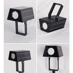 Panneau d'affichage jardin carré parc paysage extérieur IP65 aluminium <span class=keywords><strong>projecteur</strong></span> de mise au point intégré solaire <span class=keywords><strong>LED</strong></span> lumière d'inondation télécommande - Product Image 3