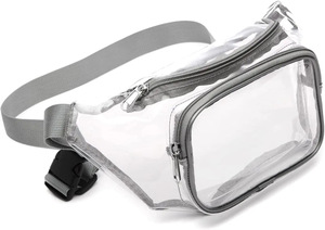 Riñoneras <span class=keywords><strong>de</strong></span> PVC transparentes para <span class=keywords><strong>hombre</strong></span> y mujer, riñoneras impermeables <span class=keywords><strong>de</strong></span> moda para el pecho y la playa, logotipo personalizado al por mayor para deportes al aire libre - Product Image 4