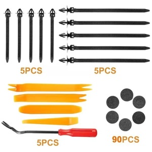 Kit de Herramientas para Reparación de Automóviles, 820 Clips de Retención, 105 Piezas, 26 Tamaños, con Herramientas de Desmontaje y Destornilladores para Paneles de Carrocería y Guardabarros - Product Image 3