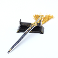 Jeu tout métal Périphériques Anime Modèle d'arme froide Décoration artisanale Jouets de collection pour garçons
