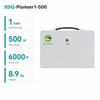 Générateur solaire XDQ Pioneer1-500 1kWh LiFePO4 314Ah, station d'alimentation portable 500W MPPT pour utilisation hors réseau, OEM personnalisé