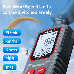 Noyafa Anemómetro digital de alta precisión Mini medidor de velocidad del viento para drones HVAC y uso al aire libre - Product Image 3