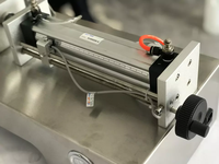 Machine de remplissage semi-automatique à piston pour crème, lotion, shampoing, JERRYPACK JBZ-1000A, 10 ml-5000 ml, tête simple, pneumatique