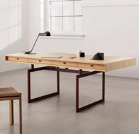 Bureau d'ordinateur moderne en bois massif blanc, convertible, extensible, réglable en hauteur, pour hôtel, bureau, maison