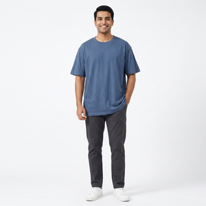 Camiseta Personalizada con Tu Propio Logotipo, 100% Algodón Puro, Cuello Redondo, Manga Corta, Impresión Personalizada, Venta al por Mayor - Product Image 1