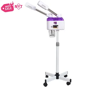 Phụ Nữ Nhà Tắm Hơi Mặt Độ Ẩm Sương Mù Atomizer Giữ Ẩm Spa 2023 Đứng 2 in1 Nano Ion Ozone Nóng Và Lạnh Hấp Trên Khuôn Mặt