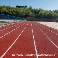 Granulés de caoutchouc EPDM de qualité supérieure résistants aux UV pour pistes d'athlétisme, terrains de jeux universitaires écologiques et perméables, livraison DDP disponible