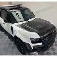 Capot moteur en fibre de carbone sèche préimprégnée forgée sur mesure pour Land Rover Defender 2019-2025 – Kit carrosserie en fibre de carbone