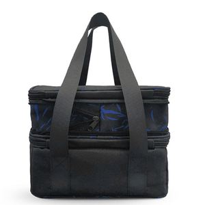 Sac isotherme portable et réutilisable en tissu OEM personnalisé pour femme, idéal pour le déjeuner – Vente en gros - Product Image 3