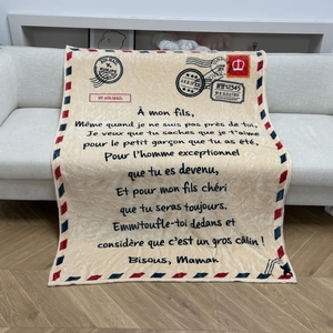 Hot Selling <strong>Memorial</strong> <strong>Blanket</strong> Thoughtful Sympathy Gift to Husband Wife Love Transfer <strong>Blanket</strong> - Product Image 5