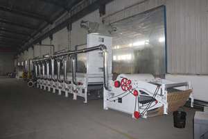 Nueva línea de <span class=keywords><strong>m</strong></span>áquina rasgadora de reciclaje de residuos textiles para abrir trapos componentes de Motor de rodamiento de hilo de algodón residual - Product Image 4