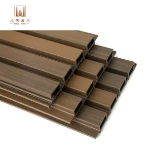 Fluted Co-Extrusion WPC Wall Panel Exterior Outdoor Wall Cladding Panel