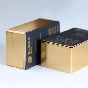 Kunden spezifisches Design g/m² Baumwoll papier Pappe Gold Silber folie Geprägte Visitenkarten Luxus