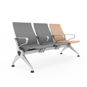 Sillas de espera para la industria nacional GY-TU03PU, de acero, con reposabrazos, para hospitales y escuelas - Product Image 4