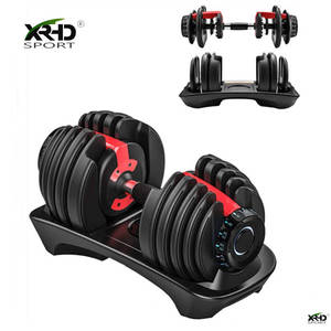 Nouveau Style de salle de sport poids 24KG 40KG, achetez en ligne pour l'entraînement de force, haltères réglables - Product Image 3