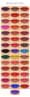 Brillant à lèvres mat 44 couleurs Faites votre propre logo rouge à lèvres liquide en gros
