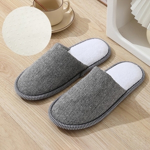 EastWest, zapatillas de hotel desechables personalizadas de forro polar de Coral ecológicas biodegradables de alta calidad y baratas para mujeres y hombres - Product Image 6