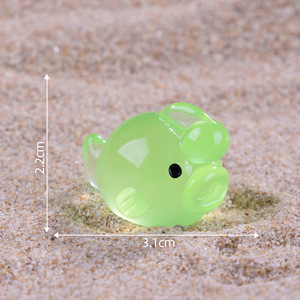 Weij - Accesorios Decorativos Hexagonales con Forma de Tiburón Marino Luminoso para Micro-Paisajes, Lindos y Creativos - Product Image 6