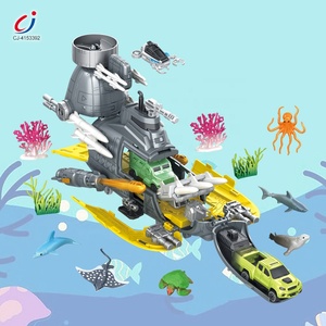 Chengji Juguetes, Coche de Juguete con Catapulta de Expulsión Creativa para Niños, Modelo Disparable, Transporte Transformable, Submarino, Juguetes de Ranura Unisex - Product Image 3