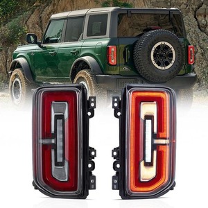 Luces Traseras LED de Nuevo Estilo para <span class=keywords><strong>Ford</strong></span> <span class=keywords><strong>Bronco</strong></span> 2021 en Adelante, 6.ª Generación U725, Conjunto de Faros Traseros - Product Image 1