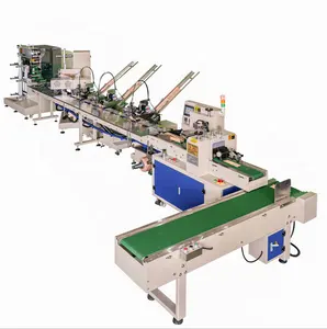 Disposable Tableware Sets Wooden Spoon Cutlery Packaging Equipment Machinery Manufacturers Automatic Wrapping Packing Machine