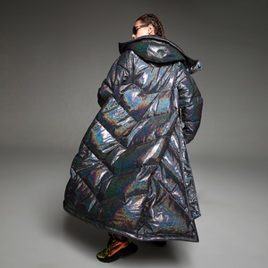 <span class=keywords><strong>Doudoune</strong></span> d'Hiver pour <span class=keywords><strong>Femme</strong></span> de Haute Qualité – Direct Usine Personnalisable (Logo/Marque OEM), <span class=keywords><strong>Longue</strong></span> Épaisse à Capuche Coupe Ample - Product Image 5