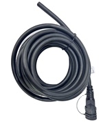 Harnais de câblage étanche sur mesure, assemblage de câble à connecteur unique vers fil étamé ouvert, faisceau de câblage industriel personnalisé