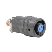 Connecteurs de cellule de charge DIN Linconn série Y50X, argent/noir, plastique, contact circulaire en cuivre, indice de protection IP67, 5A/10A, mâle/femelle, rapide