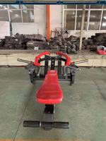 Équipement de fitness, banc de musculation horizontal, cadre en acier, machine de musculation commerciale pour salle de sport